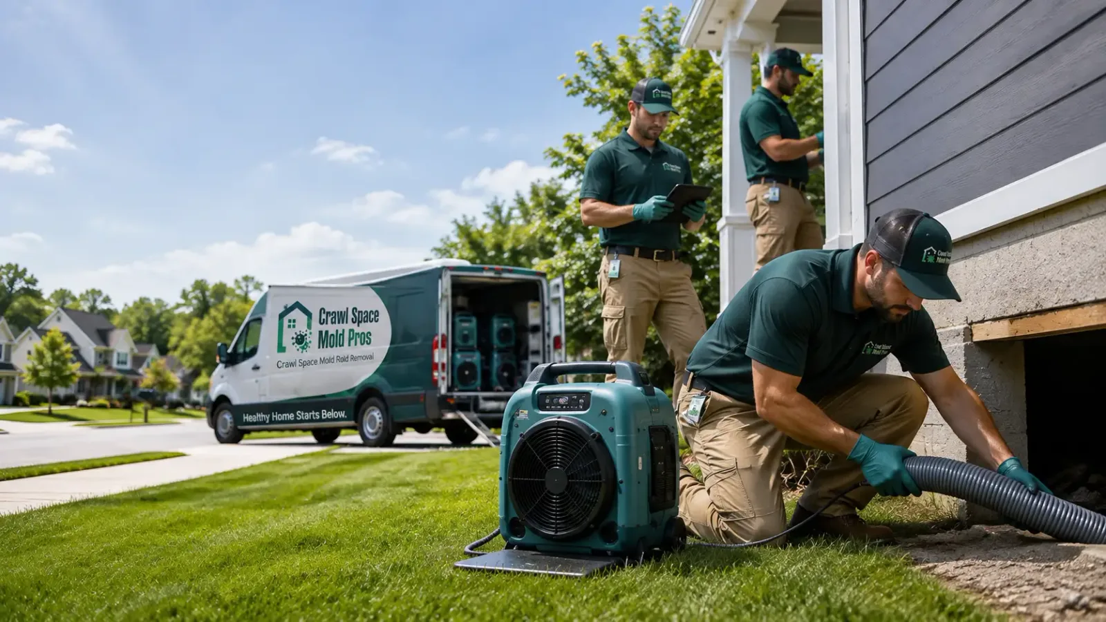 Crawl Space Mold Removal in Freeport, KS
